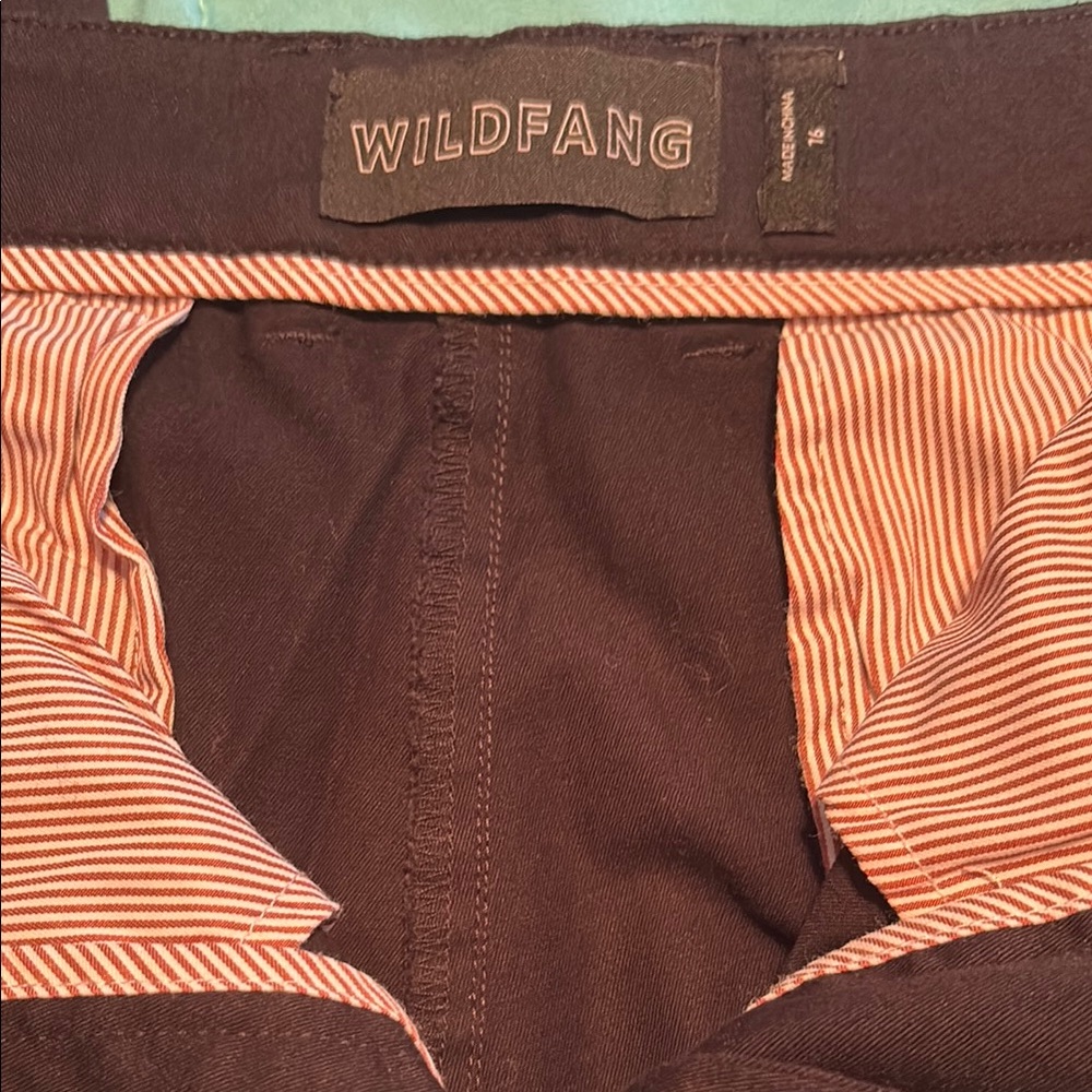 Wildfang Black Essential Trouser